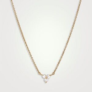 Mejuri Gold Lotus Necklace